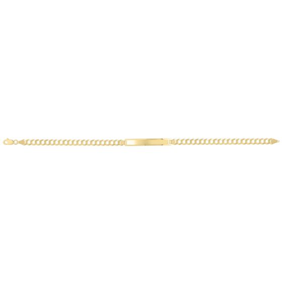 14K 4.7mm Curb ID Bracelet