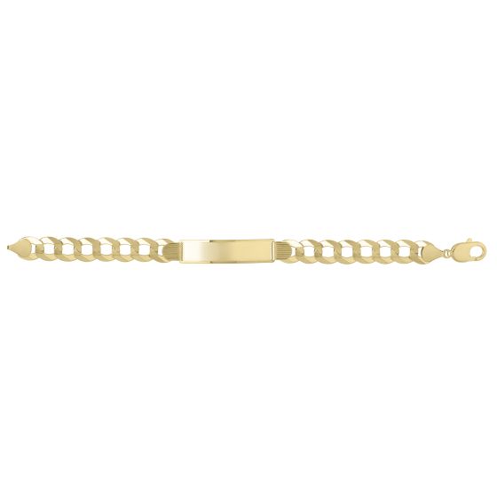 14K 11mm Curb ID Bracelet
