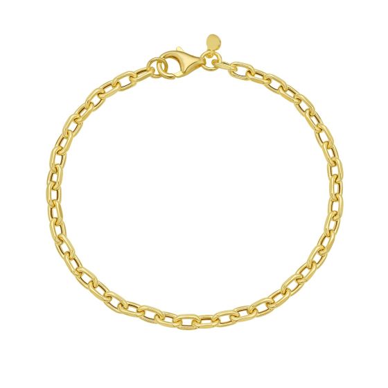 14K 3.3mm Charm Links Chain