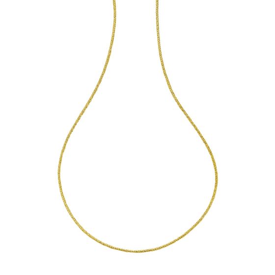 14K 1.7mm Sparkle Spring Chain