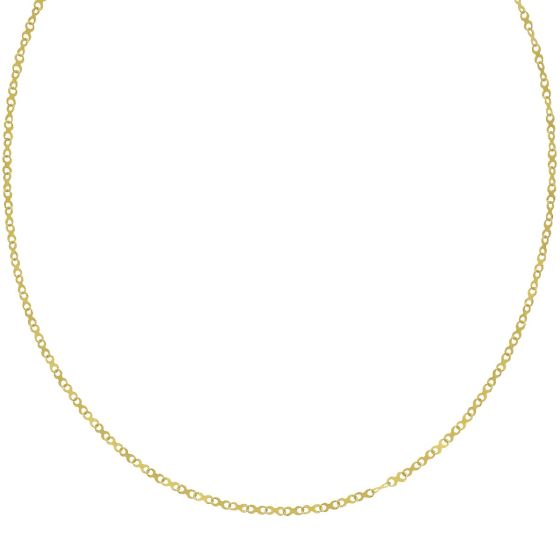 14K Large Infinity Link Necklace