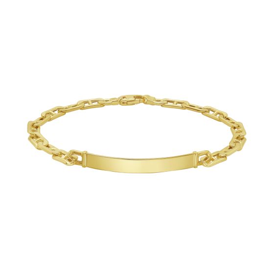 14K Gold Mariner ID Bracelet