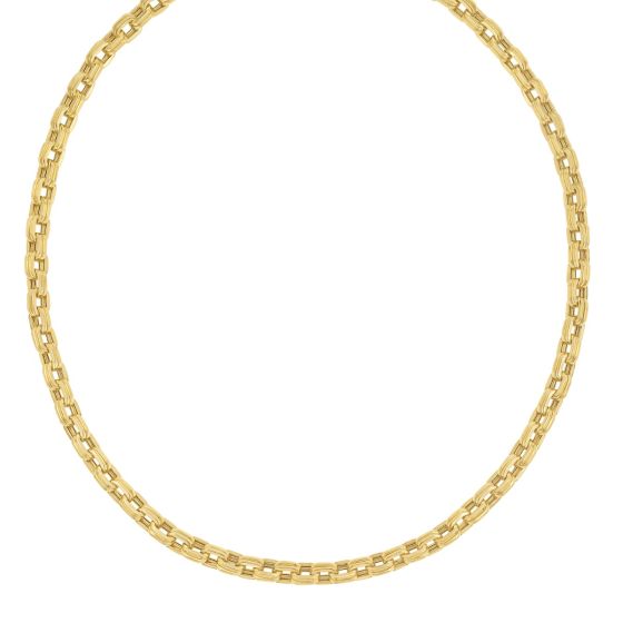 14K Men's Bold Link Necklace
