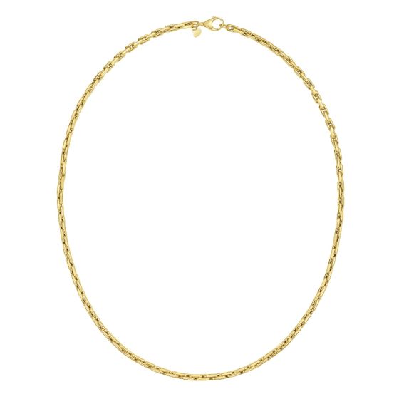 14K Men's Cable Link Necklace