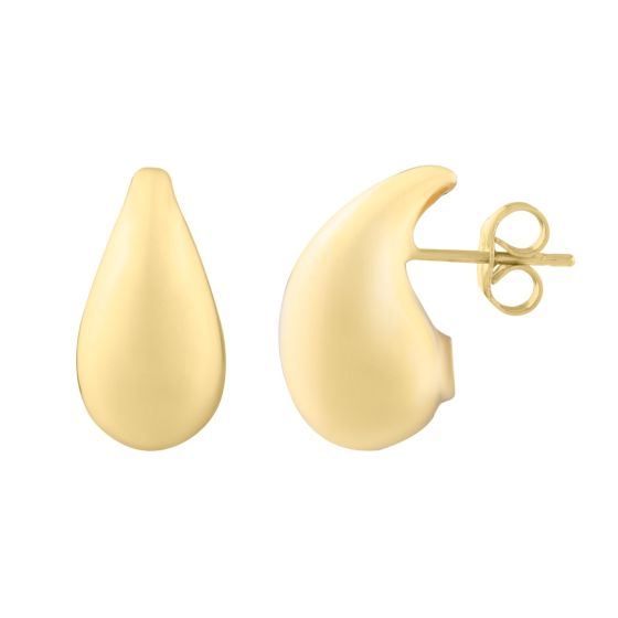 14K Small Raindrop Studs