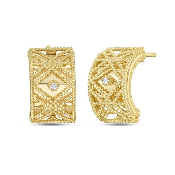 14K Diamond Vann&egrave;rie Earrings