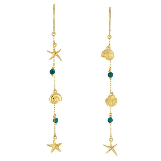 14K Sealife Earrings