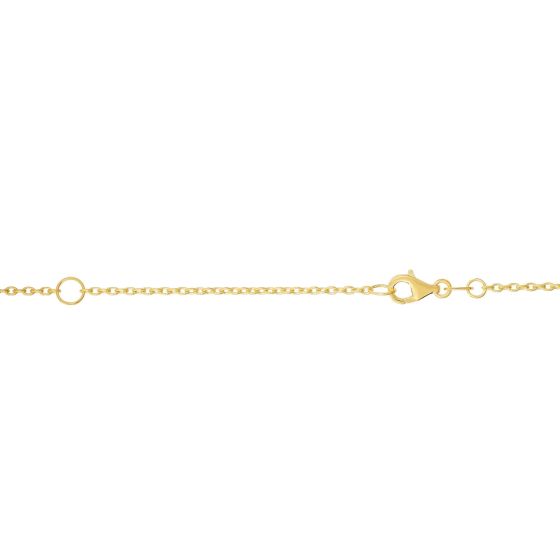 14K Gold 1.5mm Extendable Chain 