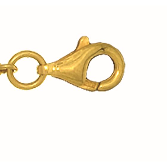 14K Gold 8mm Pear Shape Lobster Lock
