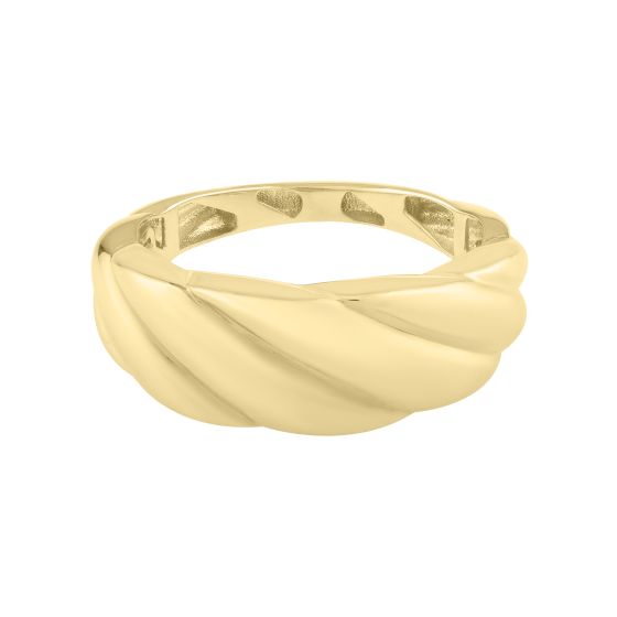 14K Gold Italian Cable Twist Ring