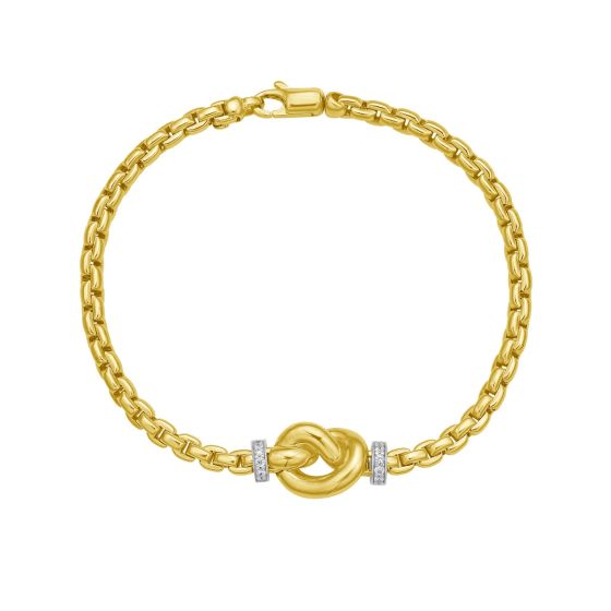 14K Venetian Knot Bracelet