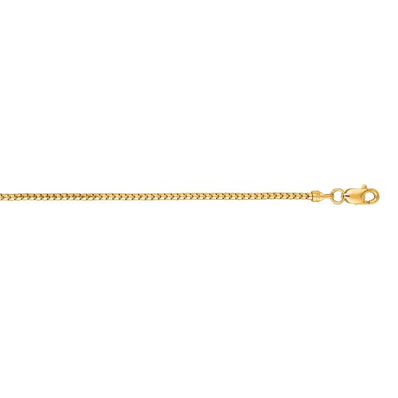 14K Gold 1.3mm Ice Chain with Lobster Lock | Royal Chain Group