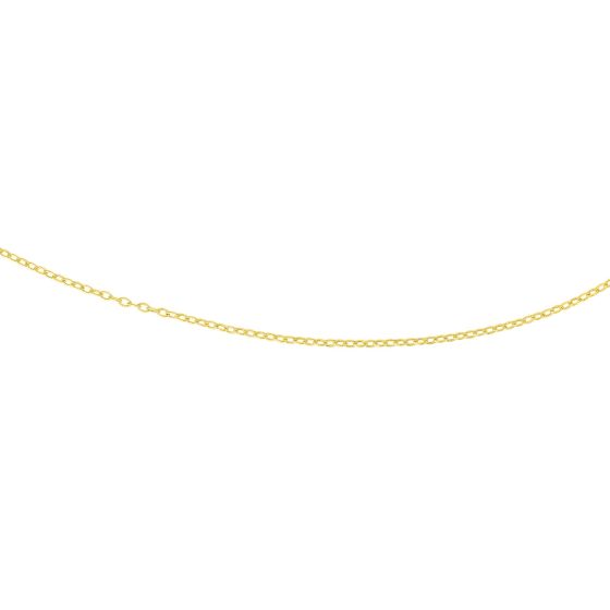14K Gold 2.5mm Textured Cable Chain 