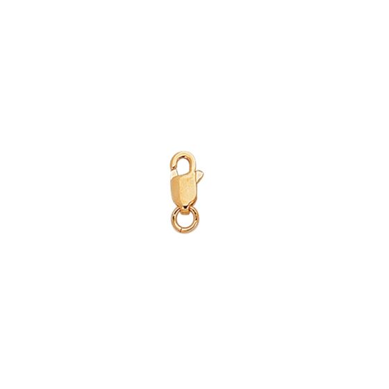 14K Gold 8mm Rectangular Lobster Lock