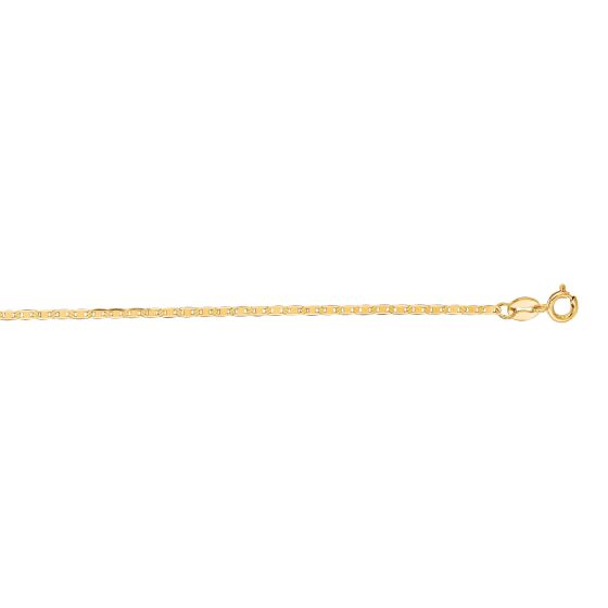 14K Gold 1.2mm Mariner Chain 