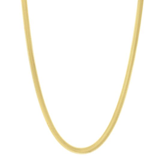 14K 5.3mm Oval Snake Chain