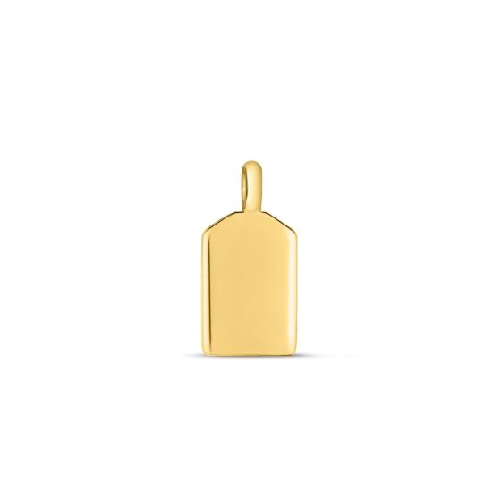 14K Tag Charm