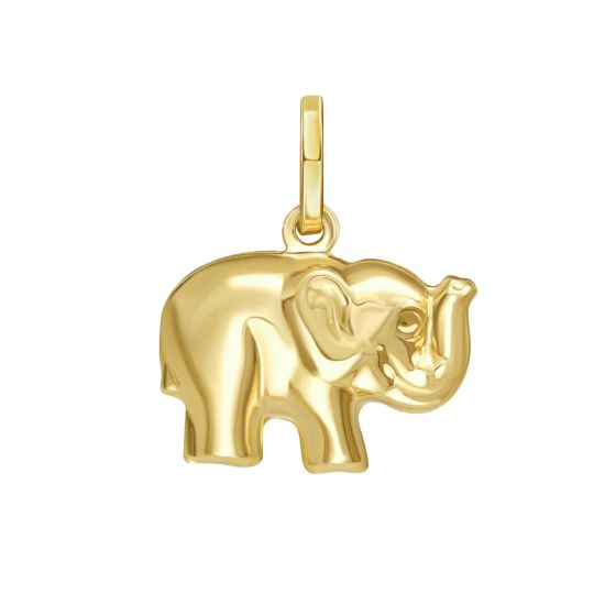 14K Elephant Charm