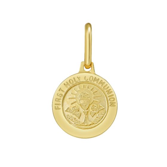 14K First Holy Communion Charm