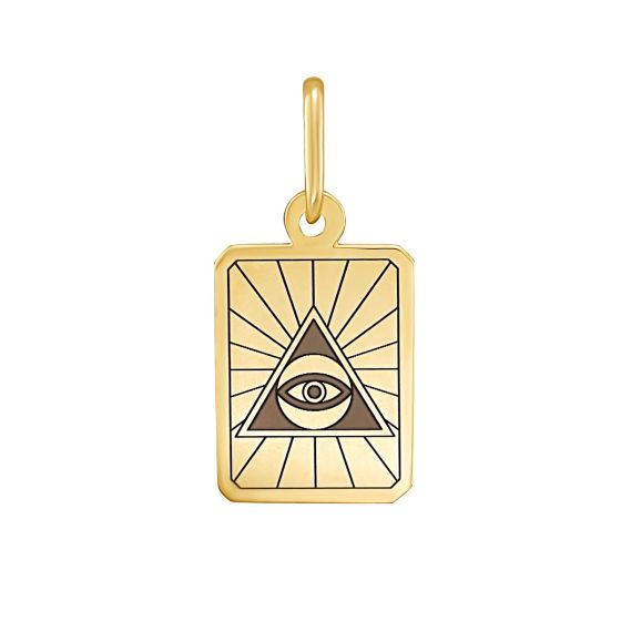 14K Eye Of Providence Tarot Charm