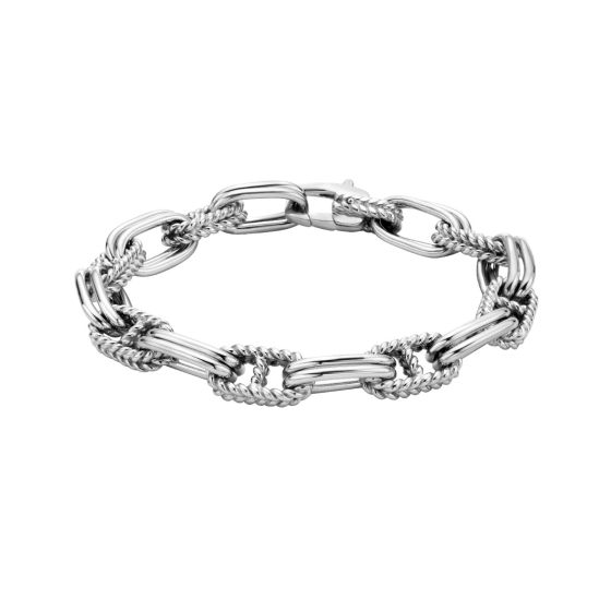 Silver Cable Mariner Chain Bracelet