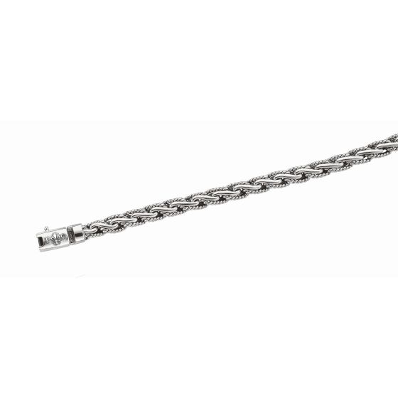 Sterling Silver Woven Bracelet