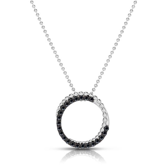 Sterling Silver Circle Prosecco Pendant