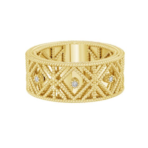 14K Diamond Vannèrie Ring