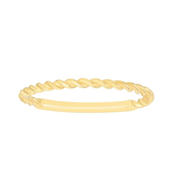 14K Gold Twisted Ring