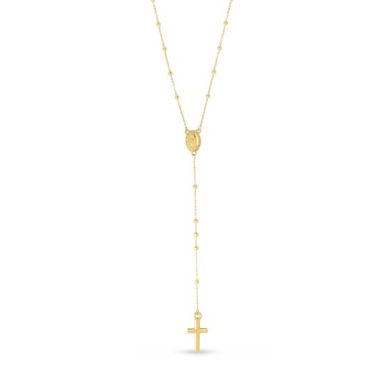 14K Rosary Necklace