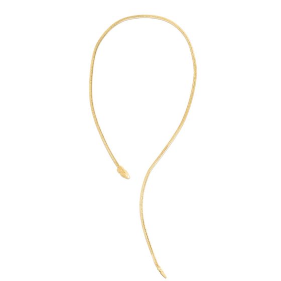 14K Serpent Necklace