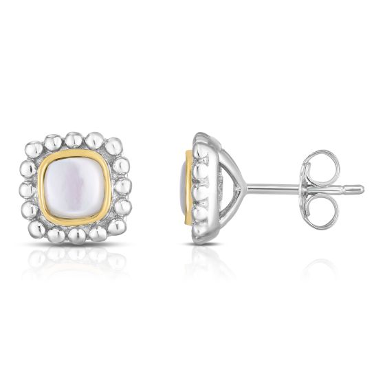 Sterling Silver & 18K Gold Quadra Prosecco Studs