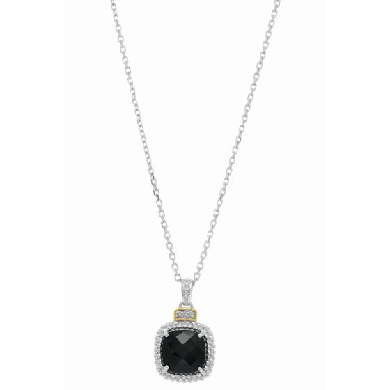 Silver & 18K Prosecco Necklace