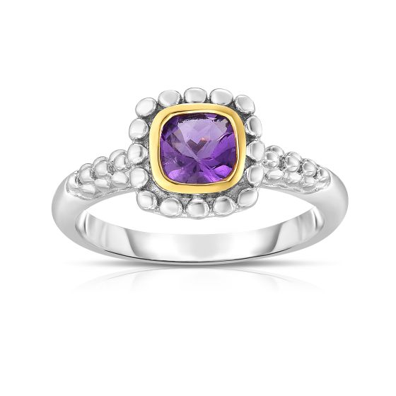 Sterling Silver & 18K Gold Quadra Prosecco Ring