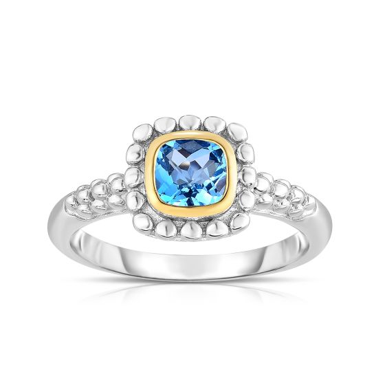 Sterling Silver & 18K Gold Quadra Prosecco Ring