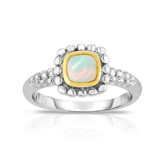 Sterling Silver & 18K Gold Quadra Prosecco Ring