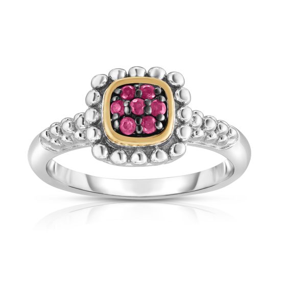 Sterling Silver & 18K Gold Quadra Prosecco Ring
