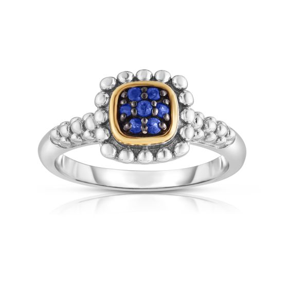 Sterling Silver & 18K Gold Quadra Prosecco Ring