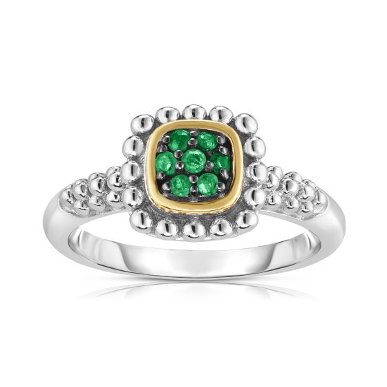 Sterling Silver & 18K Gold Quadra Prosecco Ring
