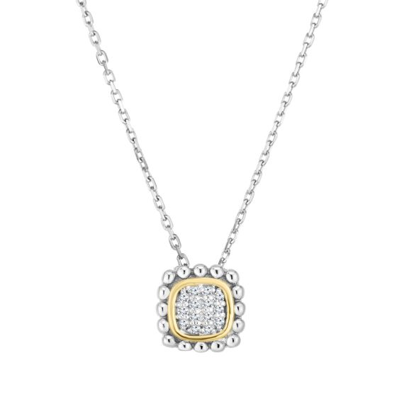 Sterling Silver & 18K Gold Quadra Prosecco Pendant