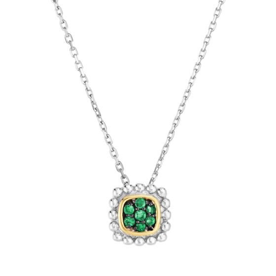 Sterling Silver & 18K Gold Quadra Prosecco Pendant