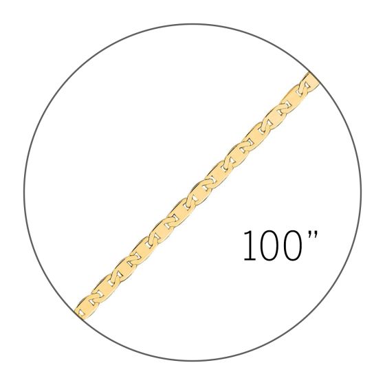 14K 100" 1.9mm Mariner Spool Chain