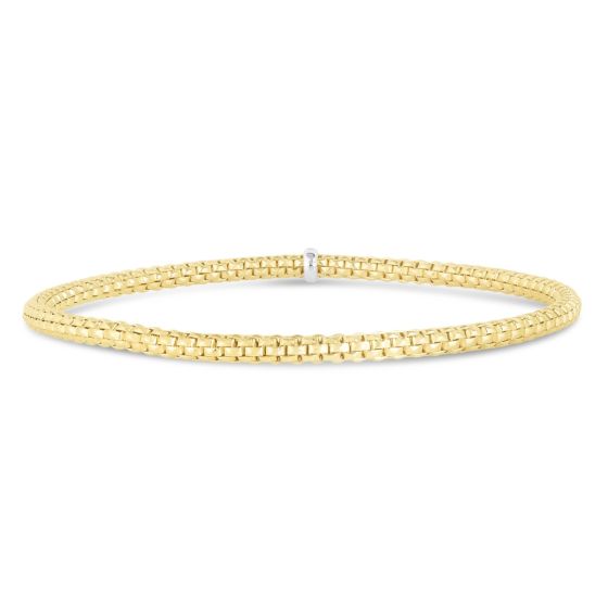14K Gold Prosecco Stretch 3mm Bracelet