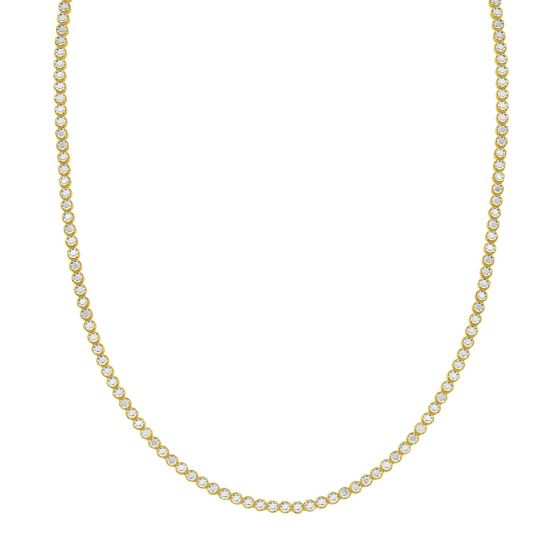 14K Diamon'Oro Tennis Necklace