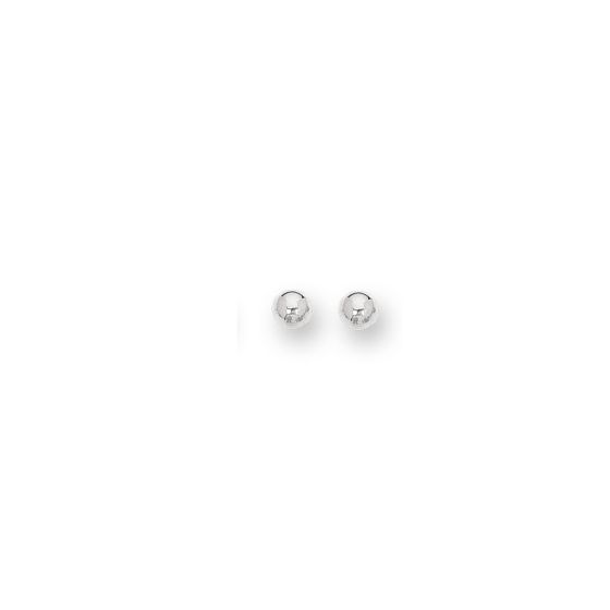 14K Gold Polished 6mm Post Earring