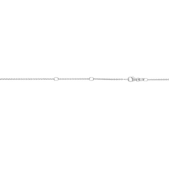 18K Gold 1.3mm Double Extendable Cable Chain