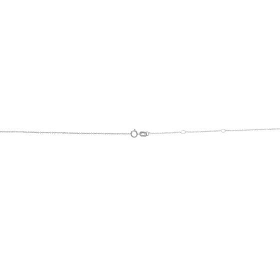 14K Gold 0.97mm Double Extendable Cable Chain