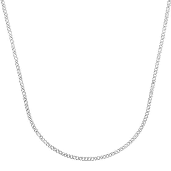 14K Gold 2.2mm Light Gourmette Chain