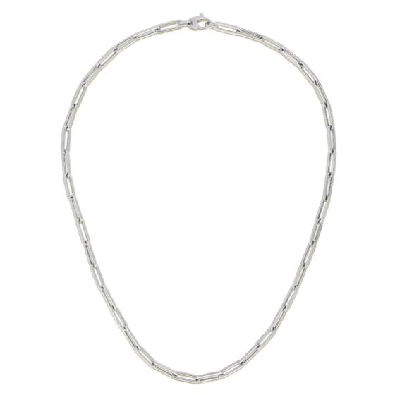 14K Gold 4.2mm Paperclip Chain 