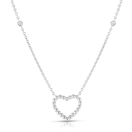 14K Gold Prosecco Heart Necklace